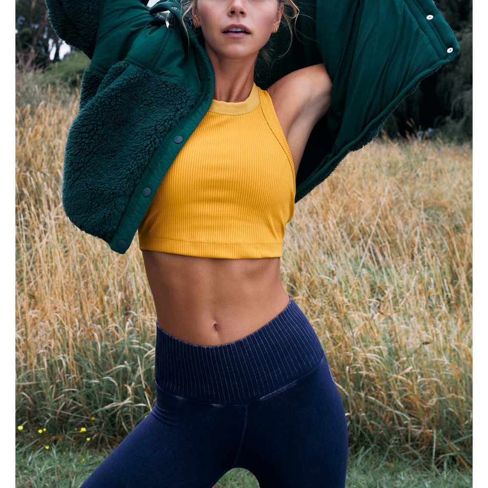 Nwt Fp Movement Game Time Cami / Honeycomb - image 3